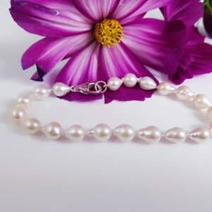 armband met druppelvormige parels