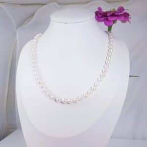 druppelvormige barok ketting