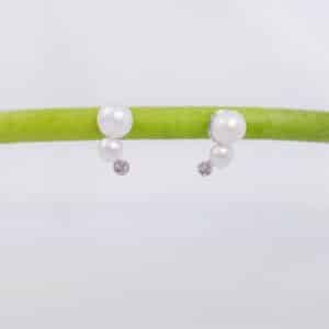 pareloorbellen in zilver