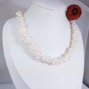 3 dubbele parelketting