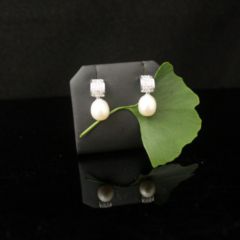 hangende oorbellen in zilver
