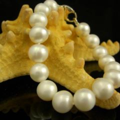 armband van ronde parels