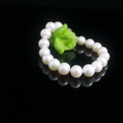 armband van ronde parels