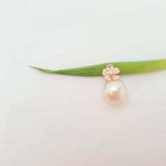 18k gouden hanger met parel
