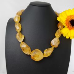 halsketting van citrine