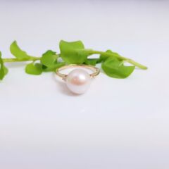 gouden parelring