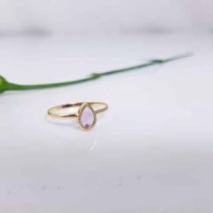 fijne gouden ring met amethist